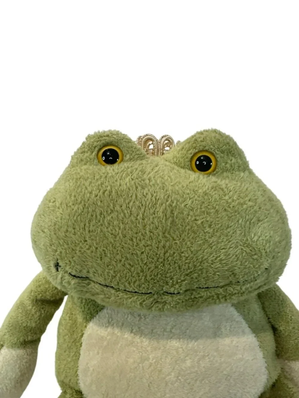 RARE TY Classics “Kissed” the Frog  Collection with Crown Plush Stuffed Animal